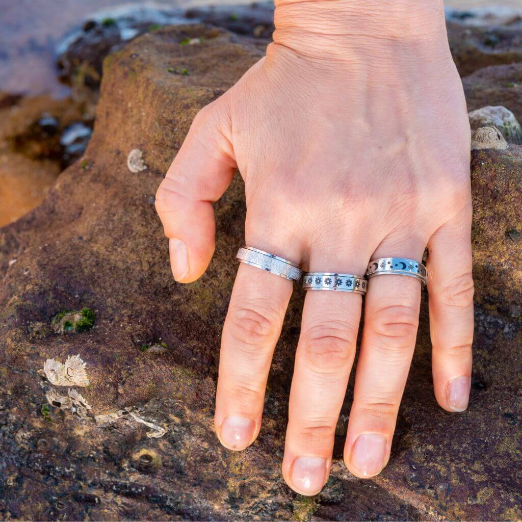 Fidget shop engagement rings